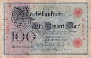 100 Mark 1903 Ro20 A D